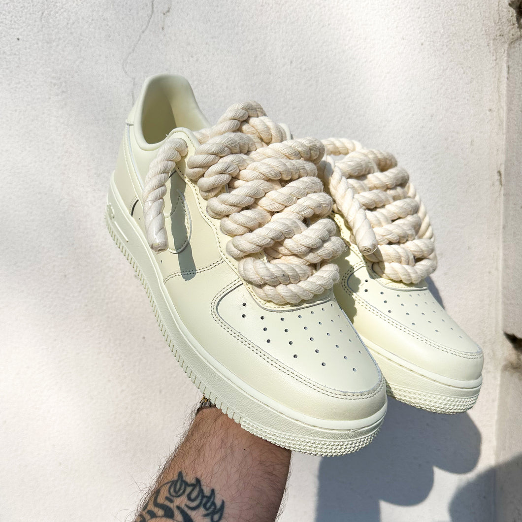 Triple Beige Rope Lace 'CREAM V1's' (Any Rope Color Possible)