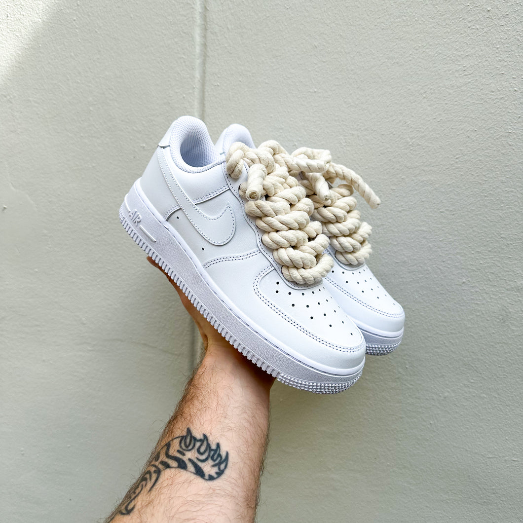 Rope Laces Beige (elke touwkleur mogelijk)