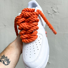 Load image into Gallery viewer, ORANGE / ORANJE Rope Lace  (Any Rope Color Possible)
