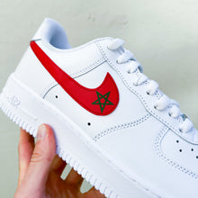 Load image into Gallery viewer, Morocco/ Marokko Custom Flag Sneakers (any flag possible)
