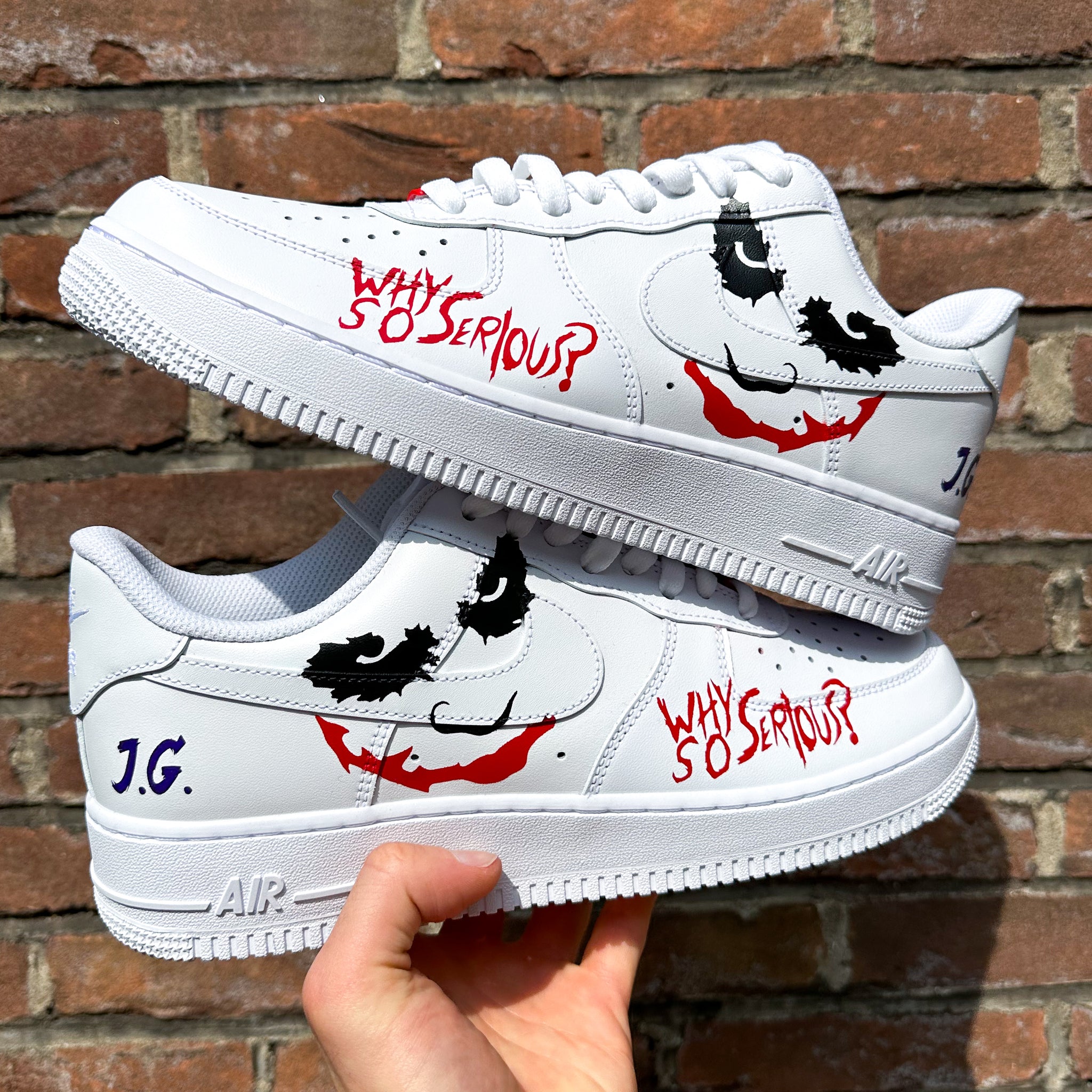 The joker custom shoes deals