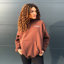 Load image into Gallery viewer, &#39;CREATIVE MINDS ART CLUB&#39; HOODIE BROWN
