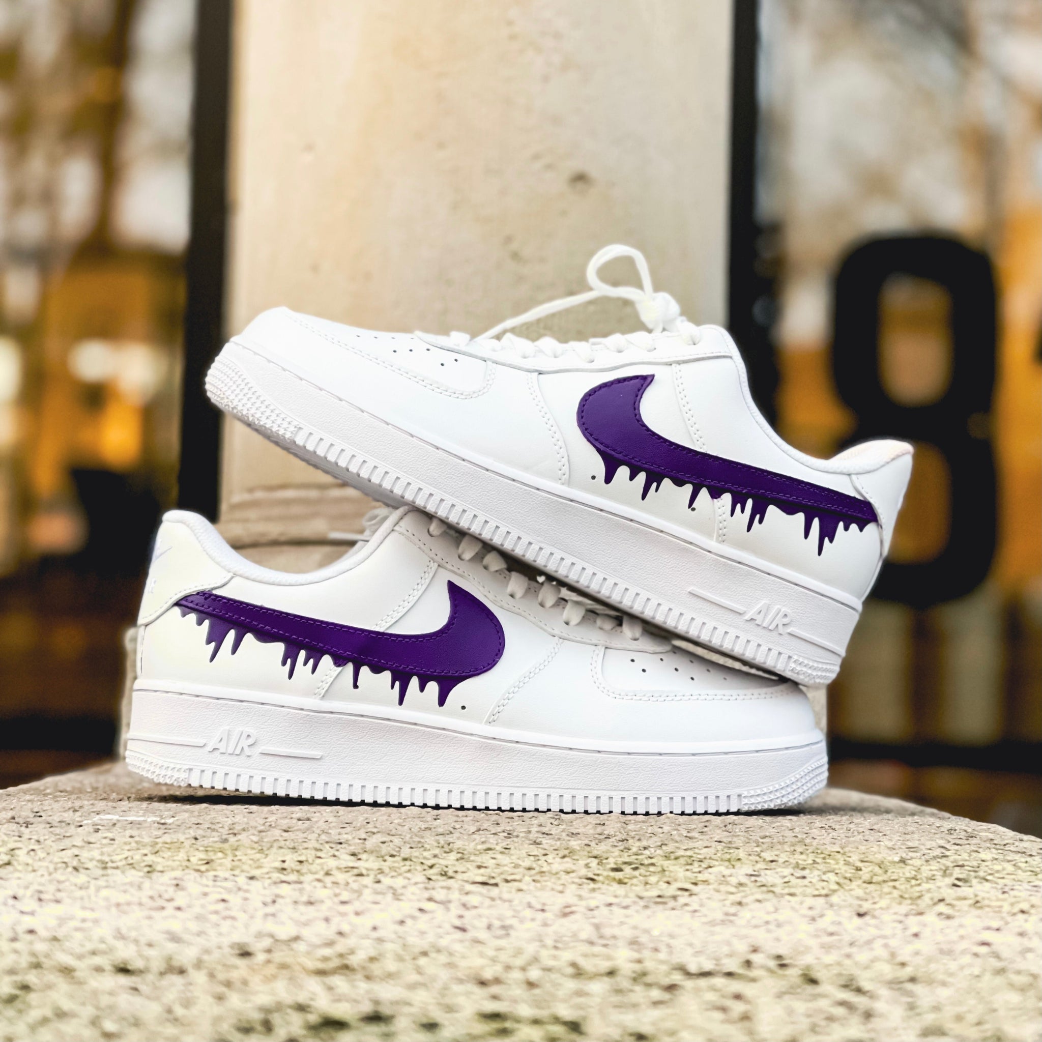 purple drip air force 1