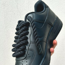 Load image into Gallery viewer, Triple Black Rope Lace  (Any Rope Color Possible)
