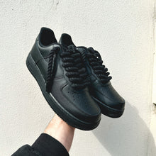 Load image into Gallery viewer, Triple Black Rope Lace  (Any Rope Color Possible)
